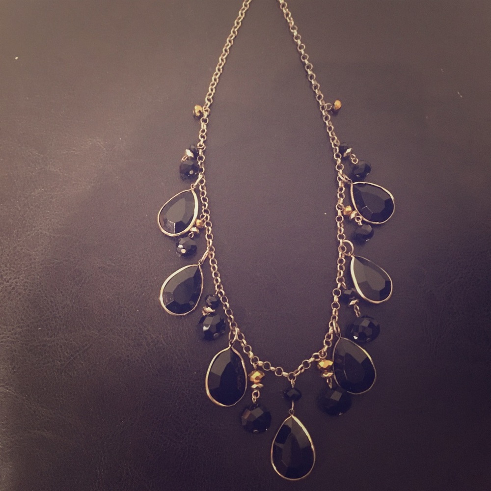 Black and Gold Necklace